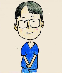 加藤 爾の似顔絵
